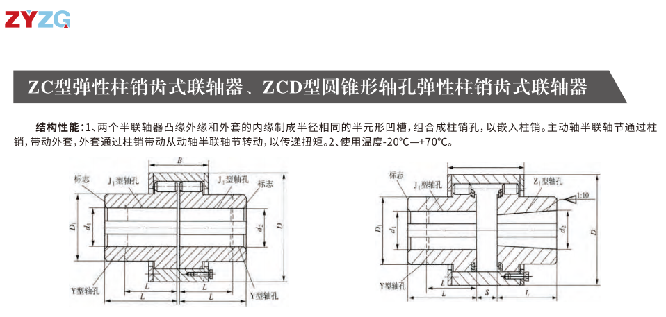 ZC型弹性柱销齿式绿巨人软件免费下载