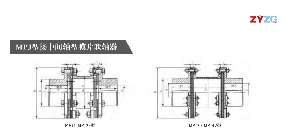 MPJ型接中间轴型膜片绿巨人软件免费下载